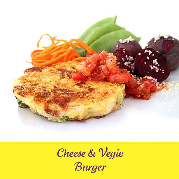 Cheese & Vegie Burger – Vegie Magic