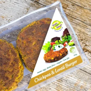 Vegie Magic Chickpea & Lentil burger - Make tasty burgers or quick salads