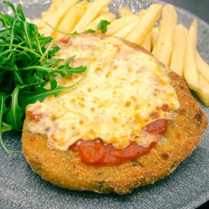 Delicious plant-based veggie schnitzels for foodservice and catering